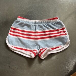 The Beaufort Bonnet Company Red and Blue Striped Kids Shorts